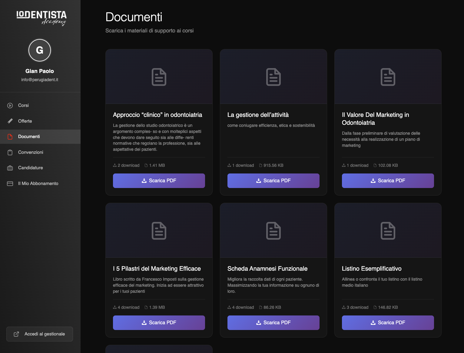 Documenti - Materiali e PDF scaricabili